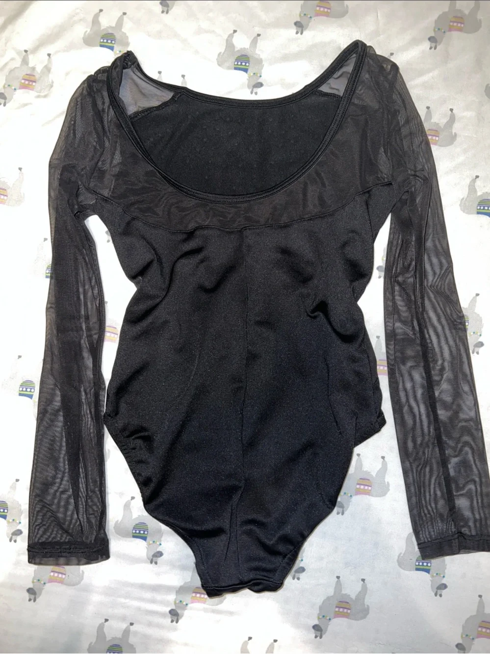 Gymnastics Leotard- Black rhinestones Justice
